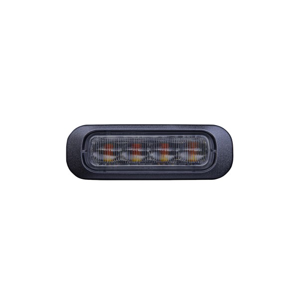 Dark Knight LED-flitser 4-LED Amber - Donkere Lens