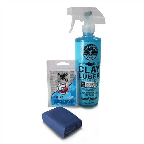 Clay bar blue & luber kit - light duty (2 items)
