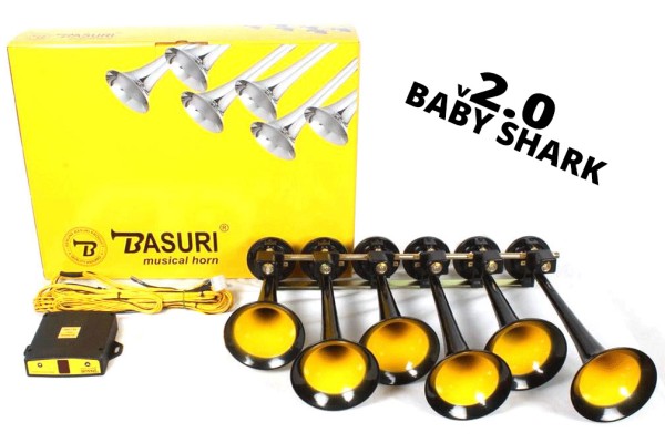 Basuri baby shark 2.0 airhorn 24V - 19 Europese melodies