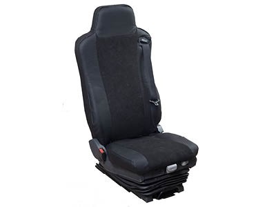 Seat covers Alcantara / Leather Look Black