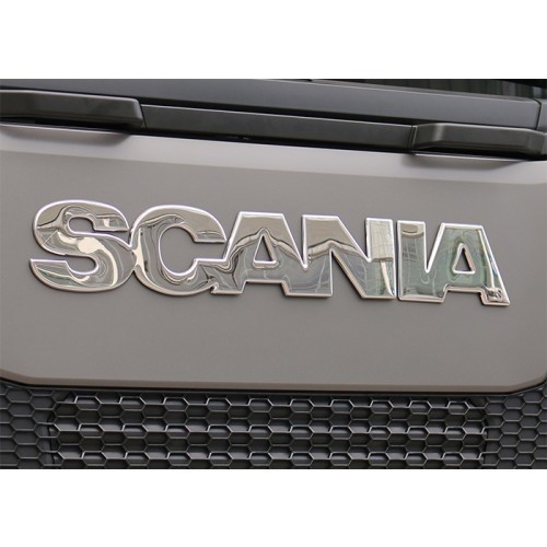 3D stainless steel letters next generation application Scania
