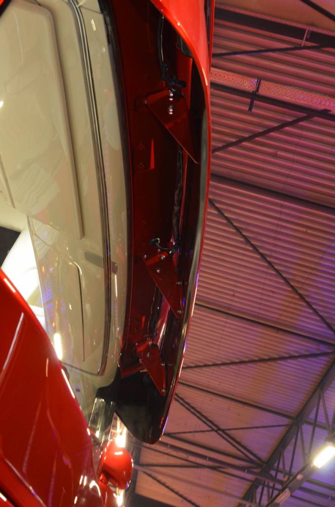 Coles Custom sun visor Streamline style made for Scania Topline with 2 lights