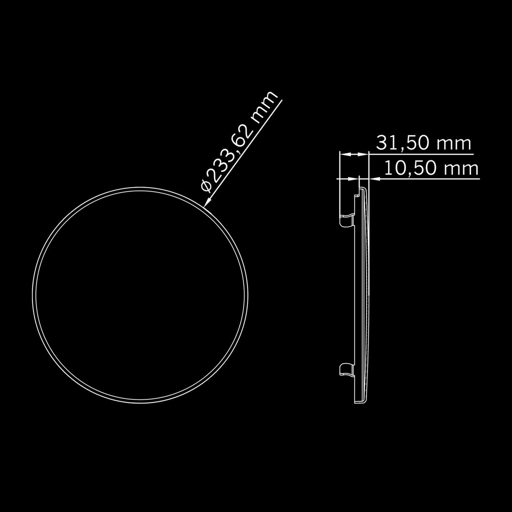 Siberia XP Dark Lens Cover 9"