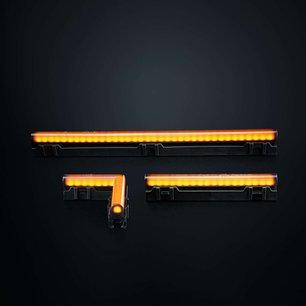 Freedom Dark Line Position Light Amber | Short