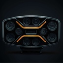 Dark Knight Insane Driving Light white LED Position Light