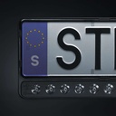 Nuuk E-Line License Plate Holder LED Bar 20"