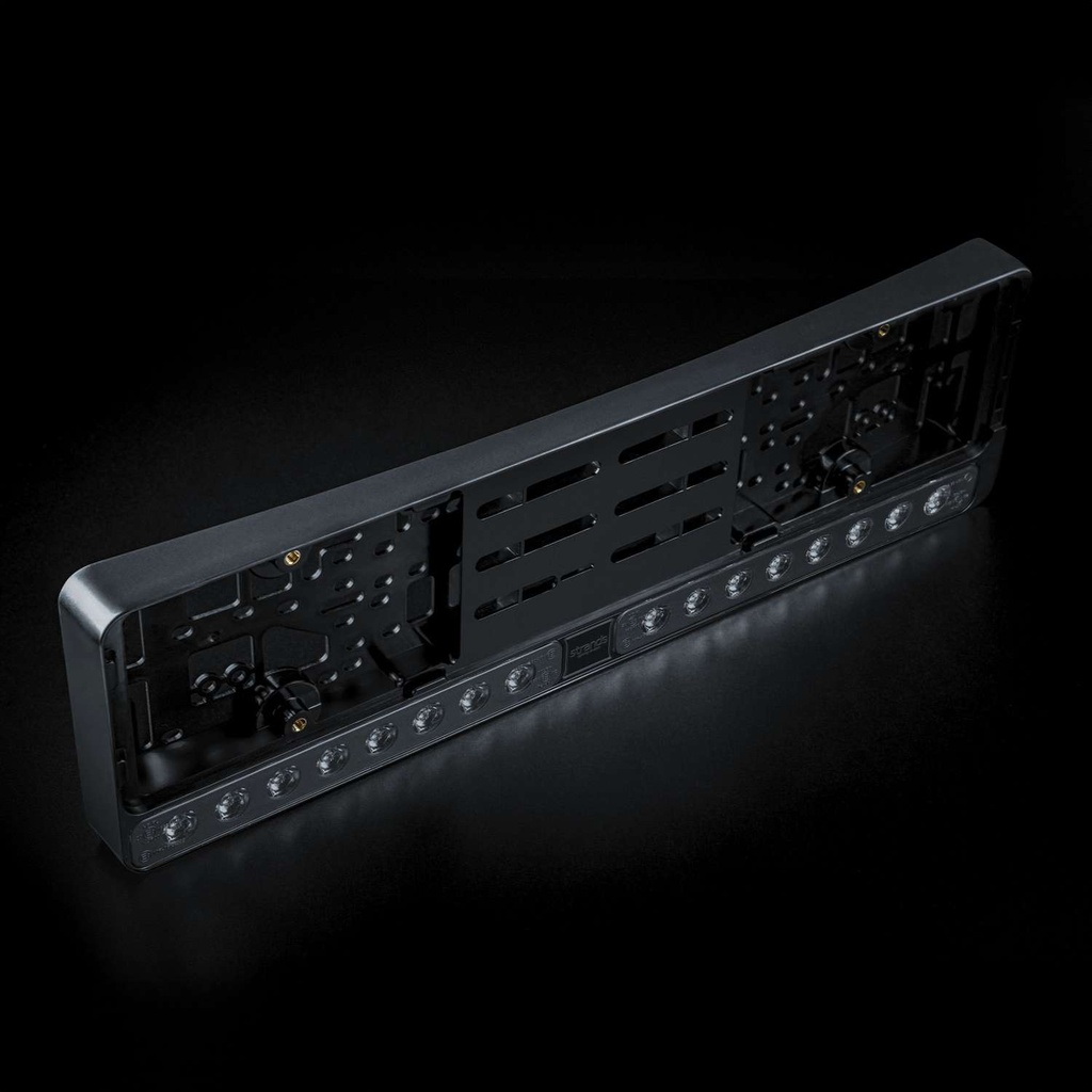 Nuuk E-Line DUO License Plate Holder LED Bar 2x10"