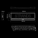 Nuuk E-Line DUO License Plate Holder LED Bar 2x10"
