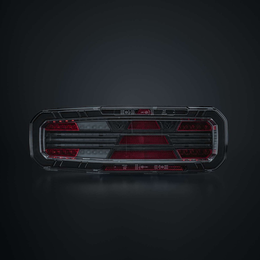 Freedom Dark 5-Function Taillight for Trailers | Left