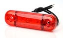 3-LED Ultra Slim Position Light 9-36V - Red