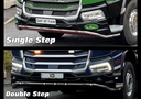 St. Steel LoBar for DAF NewGen XF,XD Construction bumper 5 White and 2 Amber led