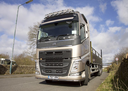 St.Steel LedBar 4 white LED's - Volvo FH4/FM EURO 6 big sensor 28cm