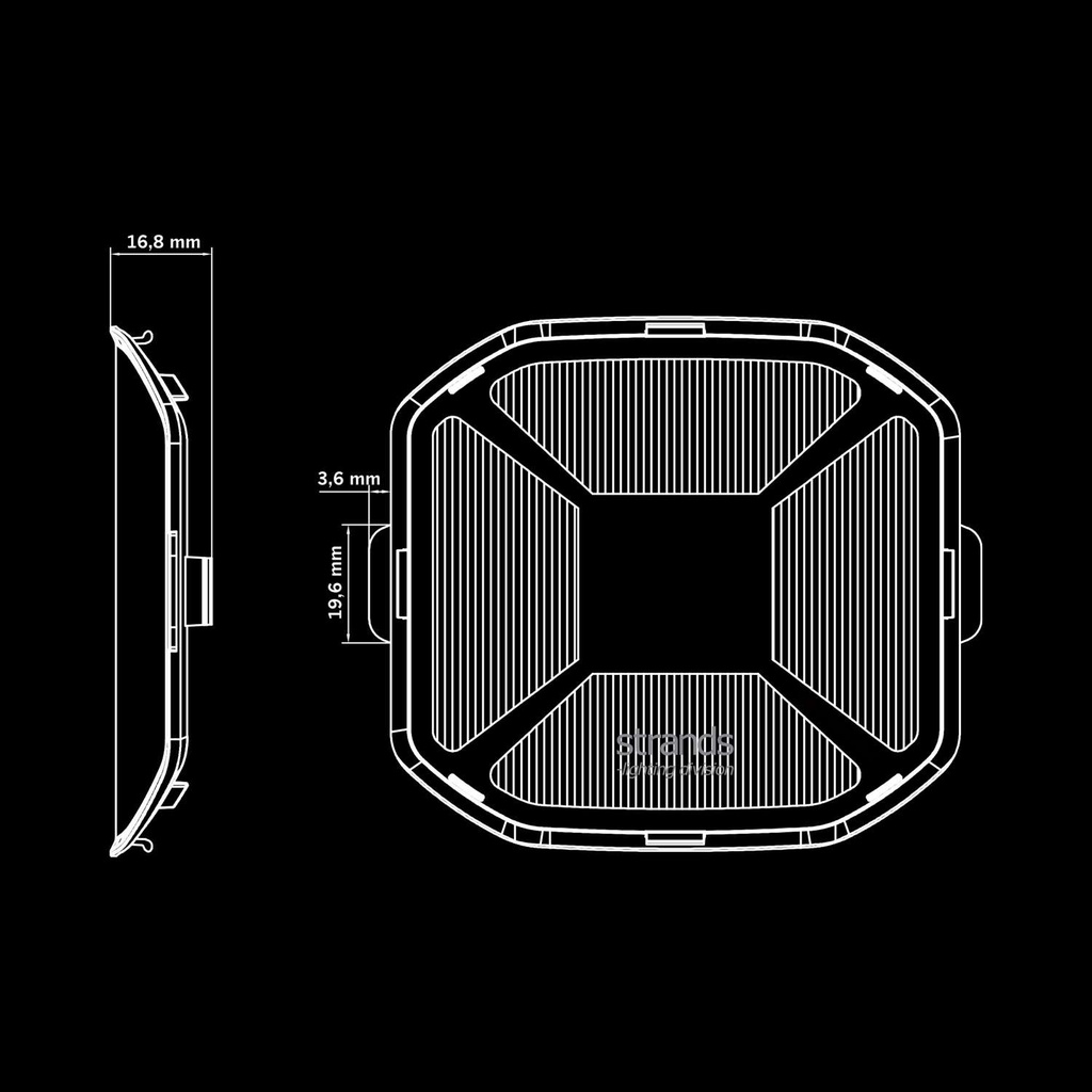 Siberia X Flood Lens Cover 4" | Transparent