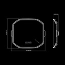 Siberia X Flood Lens Cover 4" | Black