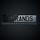 Nuuk E-Line License Plate Holder LED Bar 20"