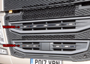 St.Steel LedBar 4 white LED's - Volvo FH4/FM EURO 6 big sensor 28cm
