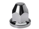(33mm) (50mm hoog) kunststof chroom wielmoerdoppen ruspa (20 stuks)