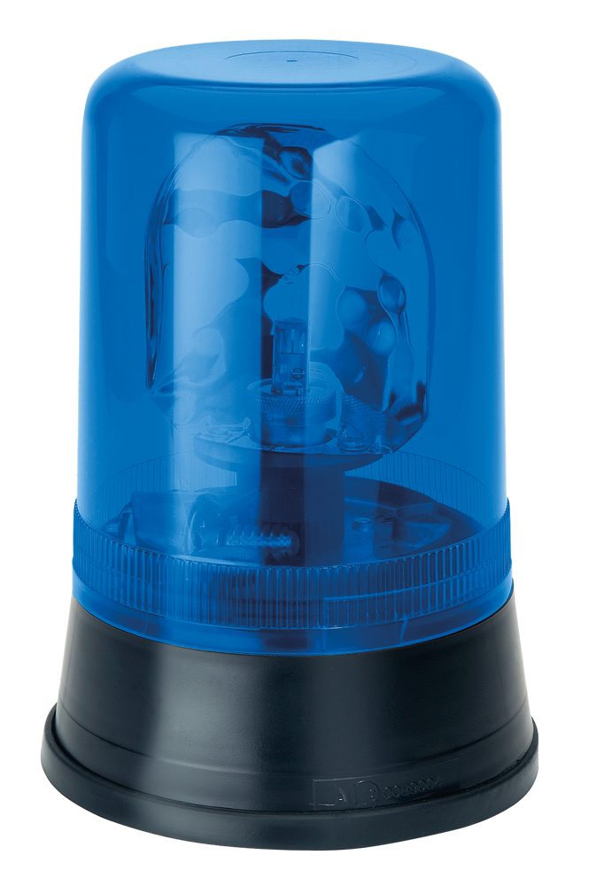 AEB "595" 24V zwaailicht - Blauw lampglas