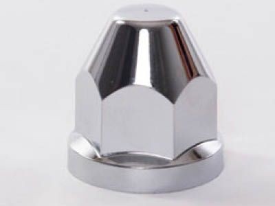 Kunststof Wielmoerdop Chroom | Ø30mm - 48mm Hoog