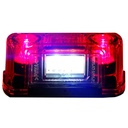 3-LED License Plate Light + Red Position Light