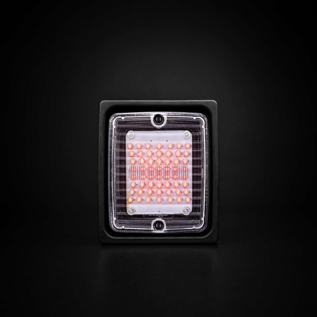iZELED Blok Rem/Achterlicht Helder Glas