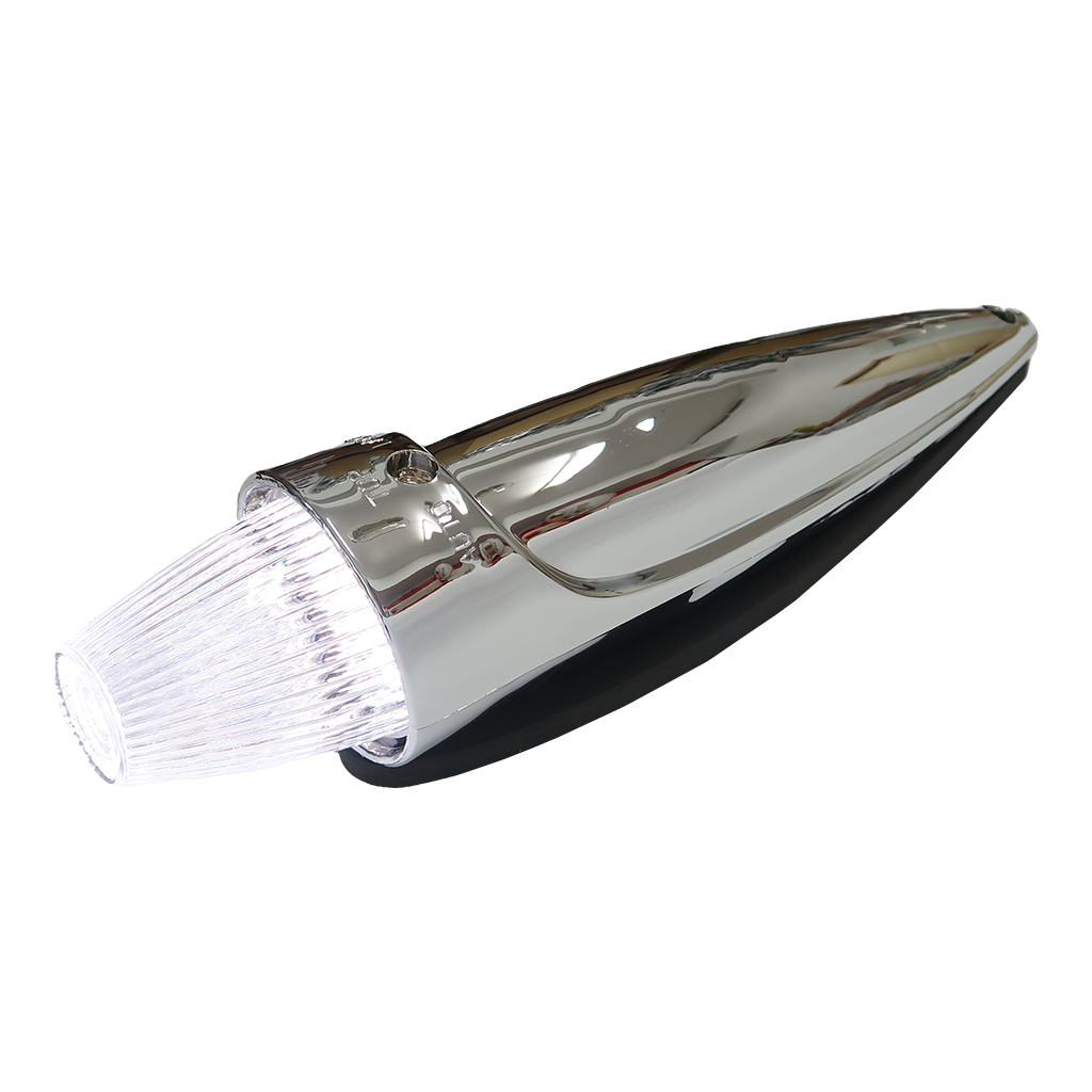 Toplamp LED Torpedo Chroom - Helder