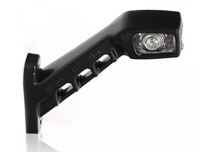 3-Color LED Side Marker Light 12-24V Left Corner 185mm