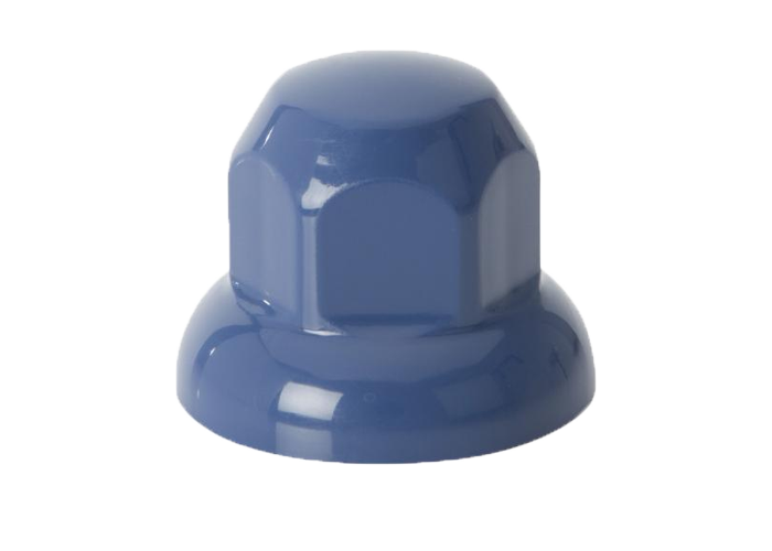 (32mm) Kunststof blauwe wielmoerdoppen (20 stuks)