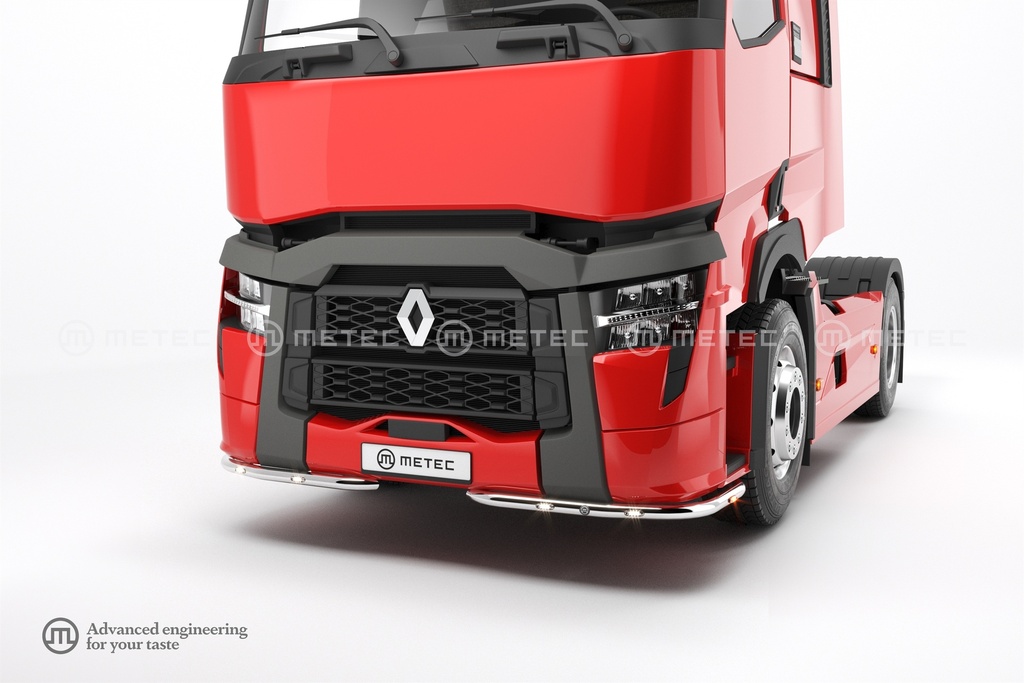 Metec Lobar voor Renault T | Hoeken L/R | 4 Witte + 2 Oranje LEDs