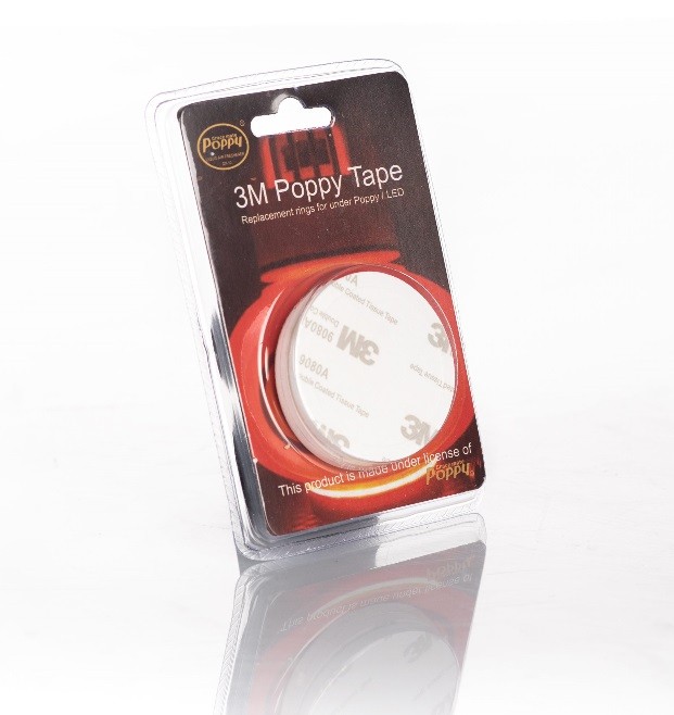 Set of 3M-Tape Replacement Rings for Grace Mate Poppy Air Fresheners