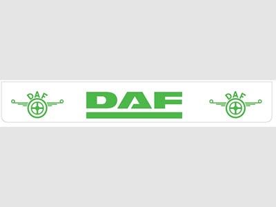 KUNSTSTOF WITTE SPATLAP MET DAF GROEN | 2380X350MM