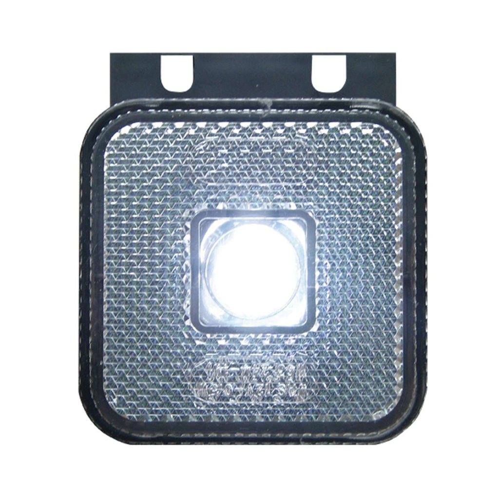 Zijmarkering vierkant 12-24V LED