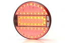 3-Kamer LED Achterlicht met Heldere Lens 12-24V