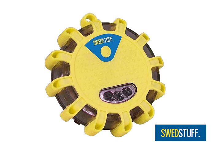 Swedstuff SIGNALISATIE PUCK LED ROOD