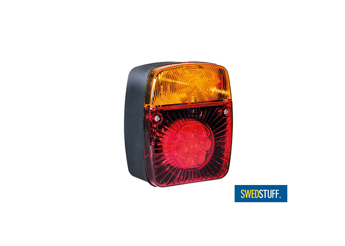 Swedstuff 3-KAMER ACHTERLICHT VIERKANT HYBRIDE