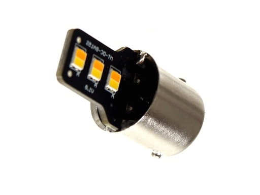 [46350300AW] BA15s Dual Color (Oranje/Xenon wit) - Set 2 stuks