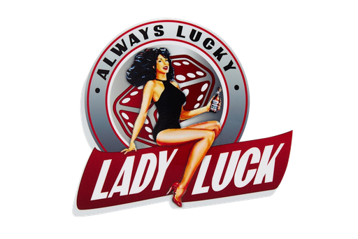 [500372] LADY LUCK  ALWAYS LUCKY STICKER