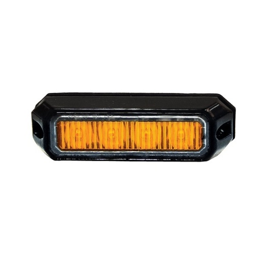 [5850175HP-A] LED Flitser "Mini" Oranje 4x3W