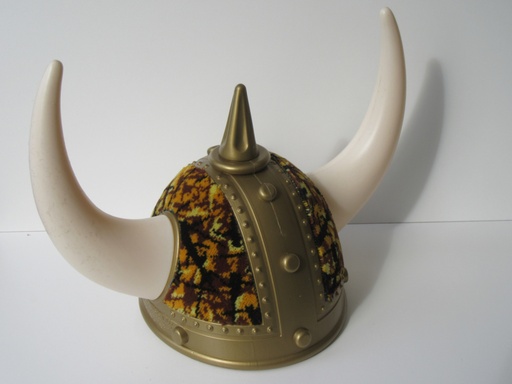 [TS7809685] Viking Helmet Danish yellow