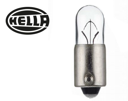 [TS7806480] Hella Ba9s Halogen Lamps 24V - T4W | 1 Box
