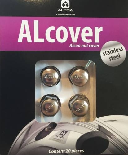 [TS7806858] Alcoa ‘Alcover’ 20-Pack Stainless Steel Wheel Nut Covers | Ø33mm