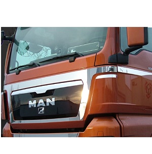 [TS7801637] RVS Applicatie voor Bovengrille + Deuren zonder MAN Logo´s