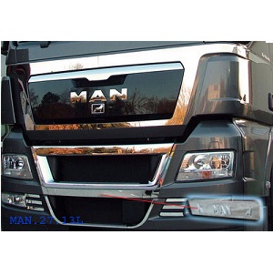 [TS7801635] Front + Deurapplicatie MAN TGX voor Originele Chrome Parts + Logo´s