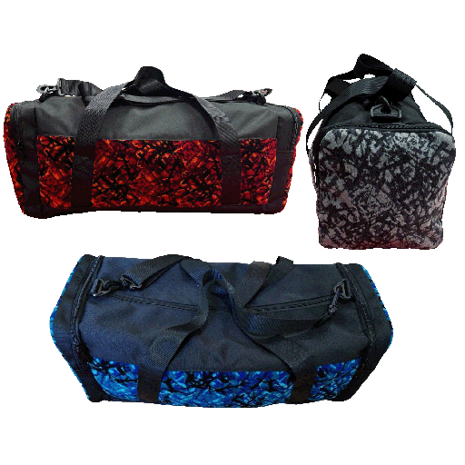 Truckers Travel Bag With Sides in Danish Fabric Gray
