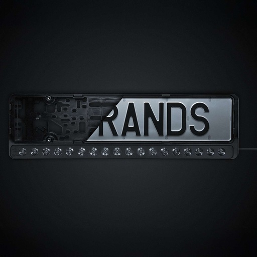 [5809445] Nuuk E-Line License Plate Holder LED Bar 20"