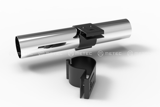[8888852071] Metec RVS Lampenklem Ø60mm | Zwart