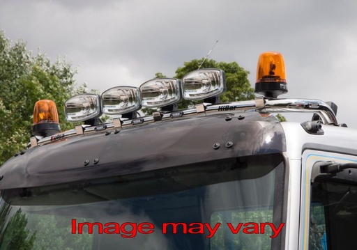 Stainless Steel HiBar for DAF LF 2001+ with Sunvisor