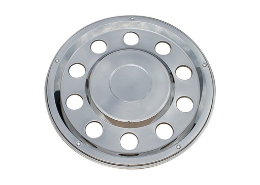 [31051322] RVS Lockring wieldop achterwiel gesloten 22,5 inch zweedse stijl