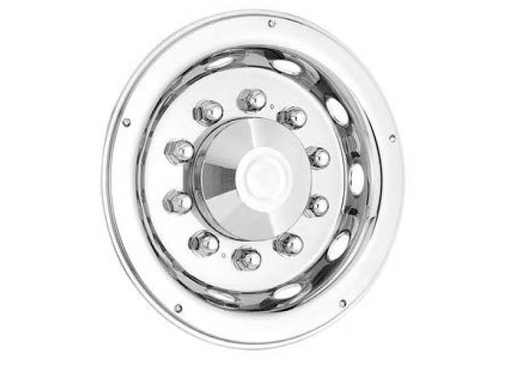 [31011621] Deluxe wieldop achter 22,5 inch RVS 77,5MM DIEP