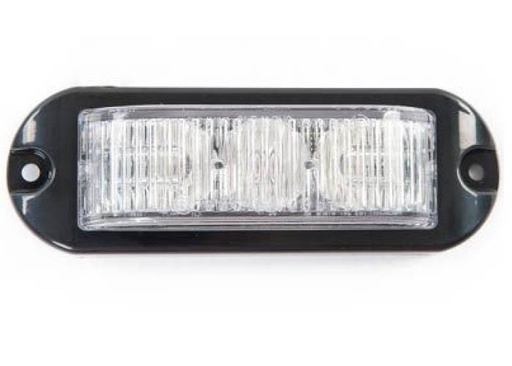 [5850135-W] 180° Flitser 3-LED - Wit